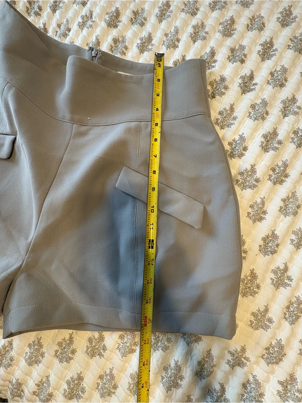 “OddMuse London Tailored High Waist Shorts Gray Taupe Size Large” - Picture 7 of 8